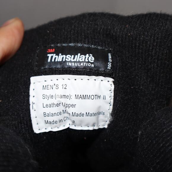 New Men's Brown & Black Rugged Exposure Mammoth II Winter Snow Boots size 12 - Picture 7 of 8